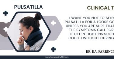 Pulsatilla: Clinical Tips by Dr. E.A. Farrington
