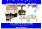maharashtra, Medical Education and Drugs Department