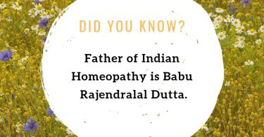 Father of Indian Homeopathy