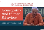 Homeopathy And Human Behaviour
