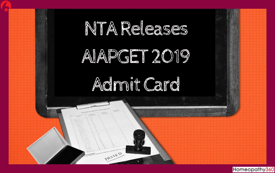 NTA Releases AIAPGET 2019 Admit Card