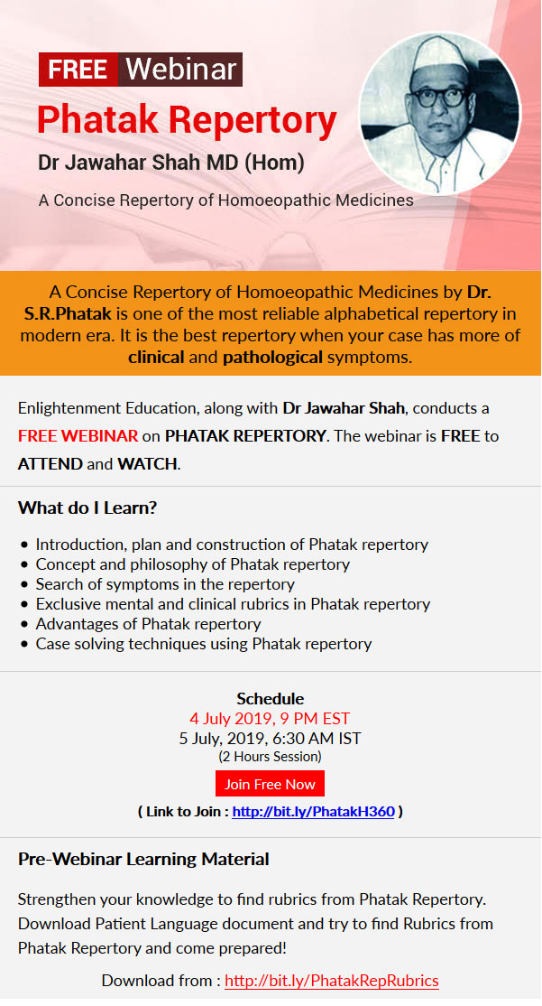 free-webinar homeopathy