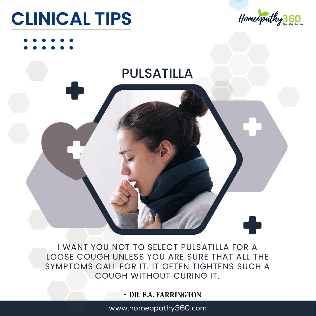 Pulsatilla: Clinical Tips by Dr. E.A. Farrington