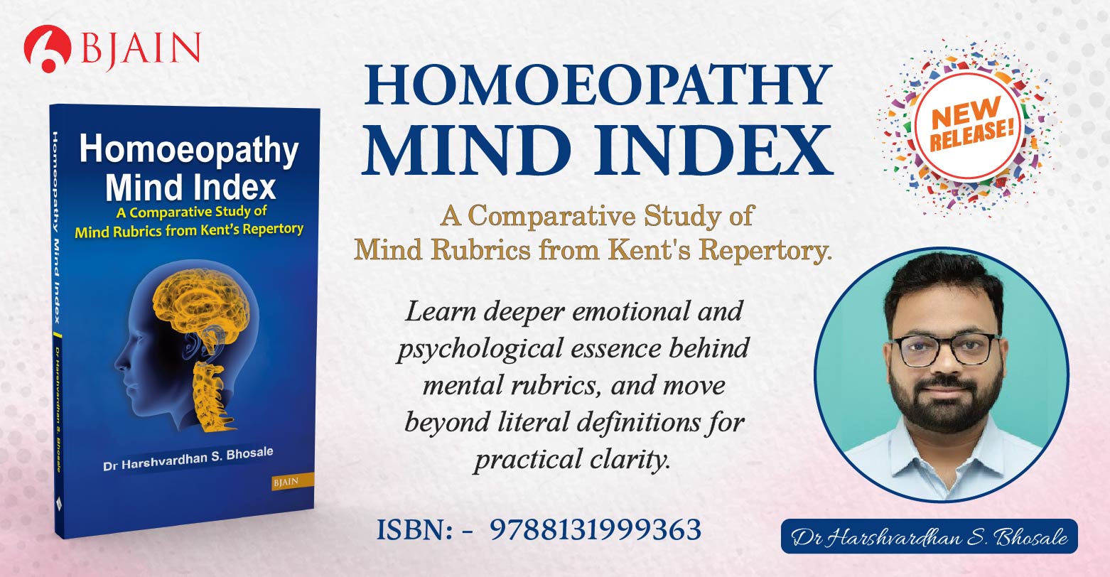 Homoeopathy Mind Index By Dr Harshvardhan S Bhosale