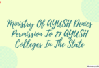 Ministry Of AYUSH Denies Permission To 27 AYUSH Colleges In The State