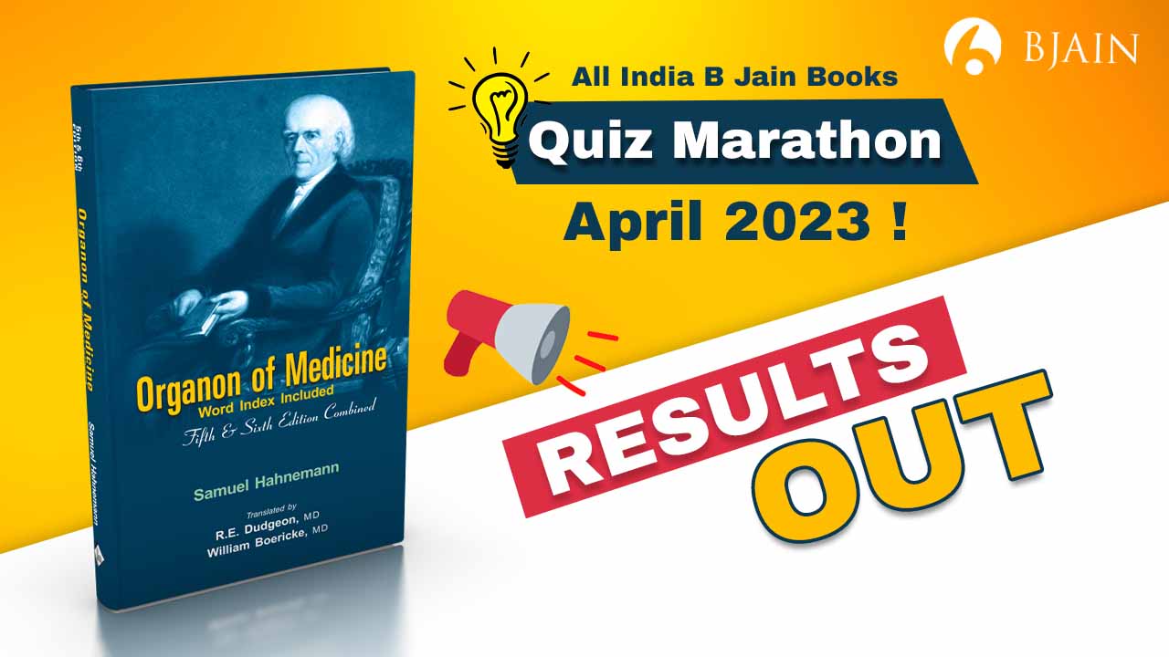 B Jain Quiz Marathon- April 2023!