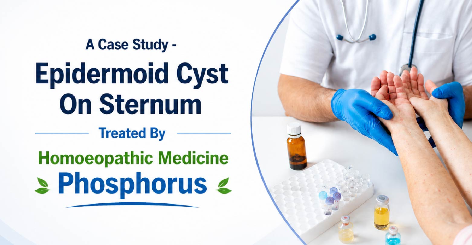 A Case Study -Epidermoid Cyst On Sternum Treated By Homoeopathic Medicine Phosphorus