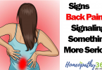 BACK ACHE AND HOMOEOPATHY