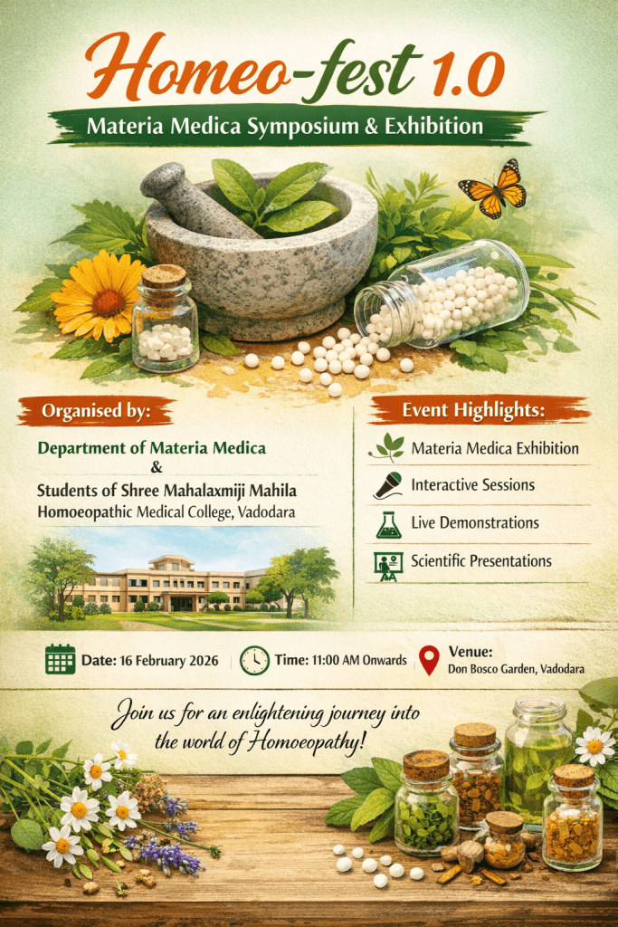 HOMEO-FEST 1.0 – Materia Medica Symposium & Exhibition