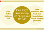 Two Days Workshop On "Applied Mind"