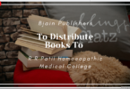 Bjain Publishers To Distribute Books To R R Patil Homoeopathic Medical College