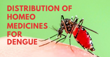 Distribution Of Homeo Medicines For Dengue