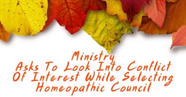 Ministry Asks To Look Into Conflict Of Interest While Selecting Homeopathic Council