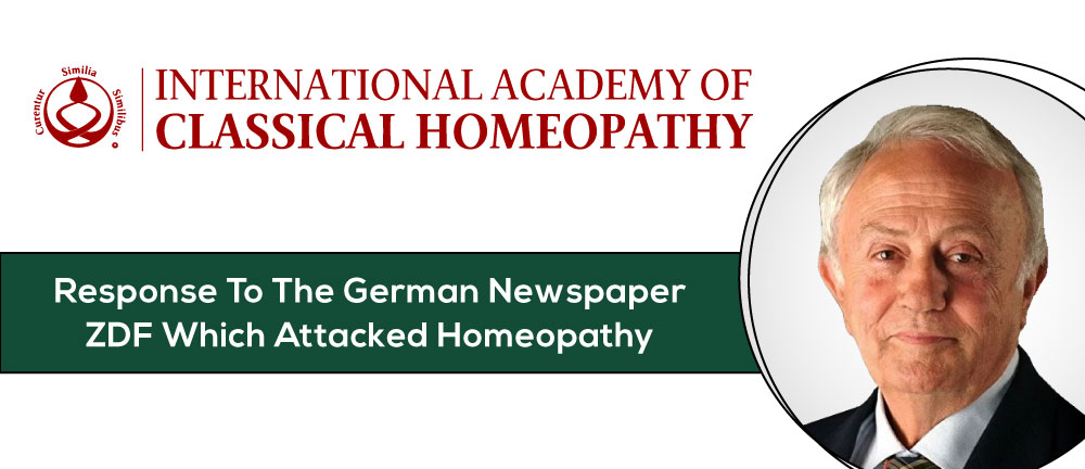 homeopathy, Professor George Vithoulkas