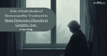 Elderly Woman by Fogged Window