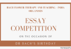 Essay Competition On The Occasion Of Dr Bach's Birthday