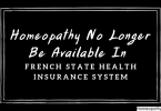 Homeopathy No Longer Be Available In French State Health Insurance System