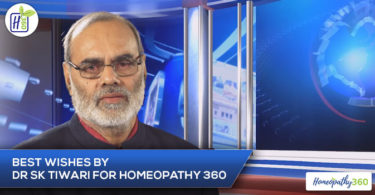 Best Wishes By Dr SK Tiwari For Homeopathy 360