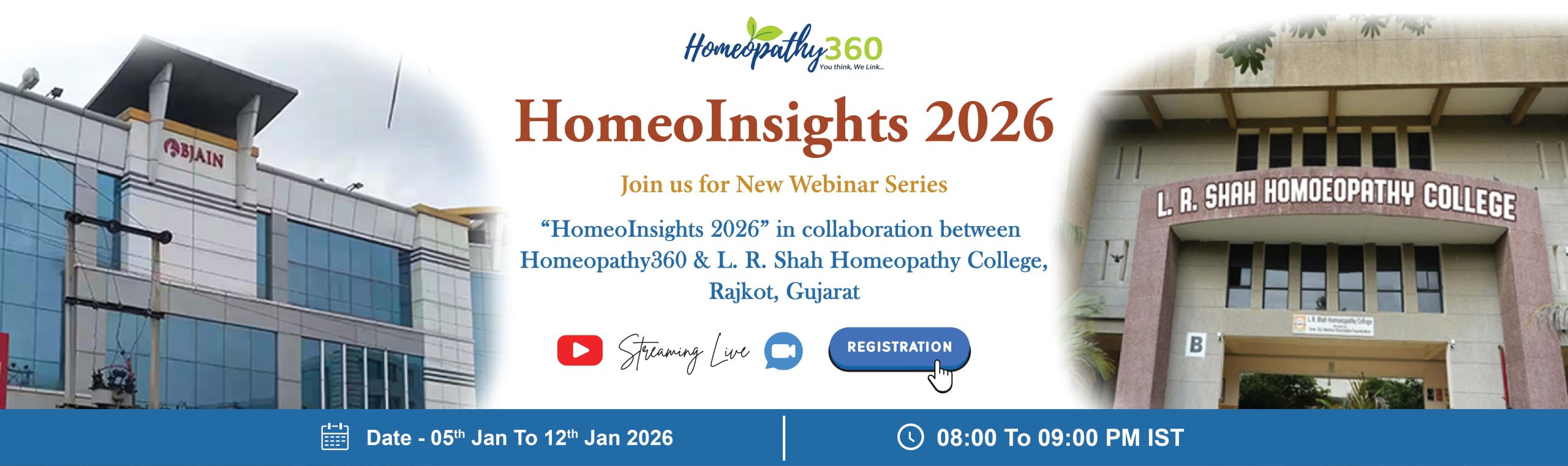 HomeoInsights 2026 – presented by Homeopathy360 in collaboration with L. R. Shah Homoeopathy College, Rajkot, Gujarat