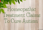 Homeopathic Treatment Claims To Cure Autism