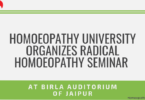 Homoeopathy University Organizes Radical Homoeopathy Seminar