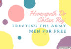 Homoepath Dr Chetan Raj Treating The Army Men For Free