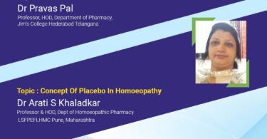 Concept of placebo in homoeopathy, Dr Pravas Pal, Dr Arati S Khaladkar