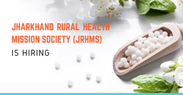 Jharkhand Rural Health Mission Society (JRHMS) Is Hiring