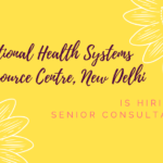 National Health Systems Resource Centre