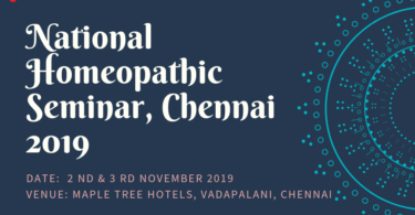 National Homeopathic Seminar, Chennai 2019
