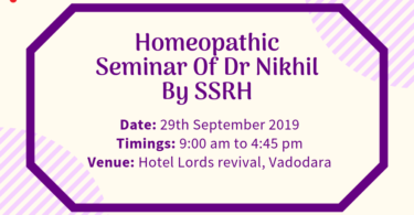 Homeopathic Seminar Of Dr Nikhil By SSRH