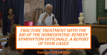 Fracture Treatment With The Aid Of The Homeopathic Remedy Symphytum Officinale: A Report Of Four Cases