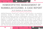 Homoeopathic Management Of Nummular Eczema: A Case Report