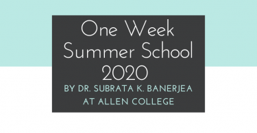 One Week Summer School 2020
