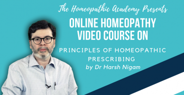 Online Homeopathy Video Course On Principles of Homeopathic Prescribing By THA