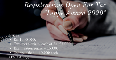 Registrations Open For The _Lippe Award 2020_