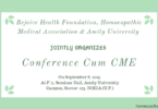 Rejoice Health Foundation, Homoeopathic Medical Association & Amity University Jointly Organizes Conference Cum CME
