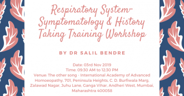 Respiratory System- Symptomatology & History Taking Training Workshop