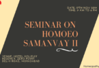 Seminar On Homoeo Samanvay II