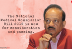 The National Medical Commission Bill 2019