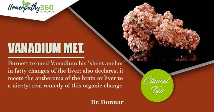 Vanadium Met: Clinical Tips by Dr. Donnar