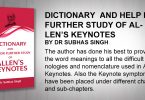 DICTIONARY AND HELP FOR FURTHER STUDY OF ALLEN’S KEYNOTES