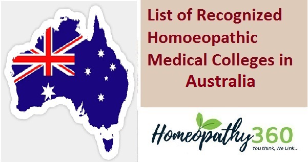 Homoeopathic Medical Colleges in Australia