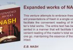 EXPANDED WORKS OF E.B. NASH